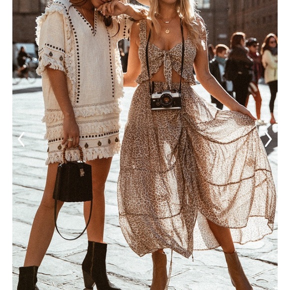 SOLD🌟 Spell & the Gypsy Alphie Smock Mini Dress - Picture 2 of 16